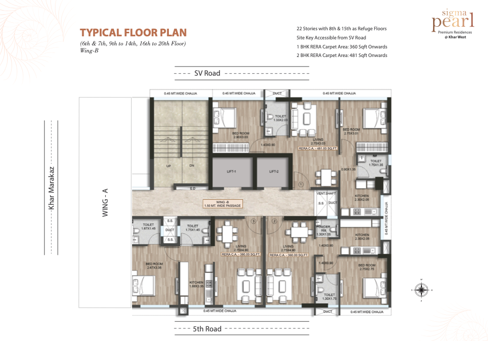 Typical floor plan